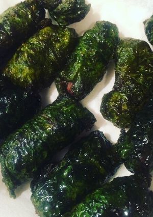 Hình của món Chả cuốn lá lốt.