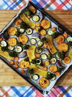 A picture of Oven-Roasted Vegetables 🌷.