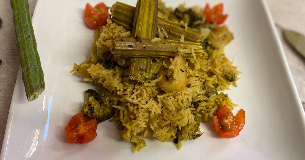 Drumstick Veg Biryani Recipe by Pardeep kaur Cookpad