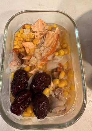 【香煎鮭魚養生粥】一鍋到底 的食譜成品照片