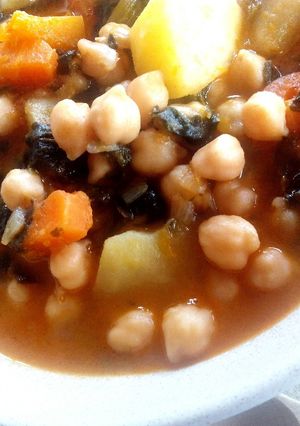 Una foto de Potaje de garbanzos