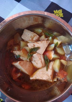 Foto resep Semur tahu kentang (balita)