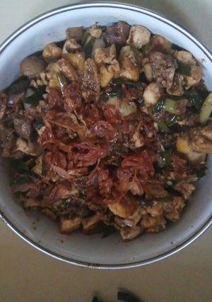 Foto resep Krengseng ati ampela, telor tahu