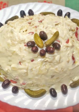 Una foto de BC - Pastel de col blanca con atún
