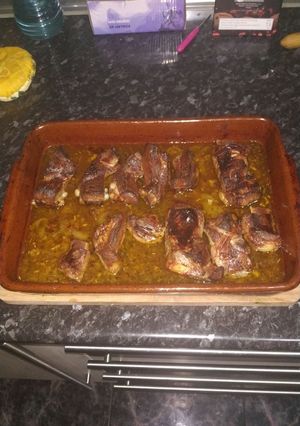 Una foto de Costillas a la miel y cerveza