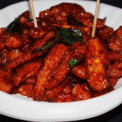 A picture of Dry Chilli BabyCorn.
