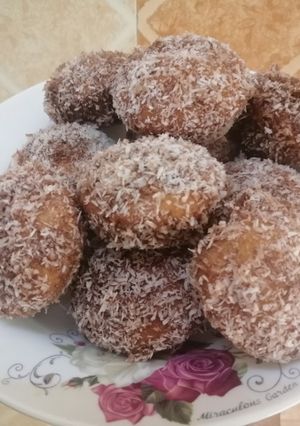 صورة لوصفة جاتوة الشوكولاتة بالنارجيل (جوز الهند)