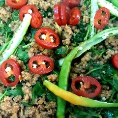 A picture of Kheema methi(mince meat with fenugreek leaves)😊.