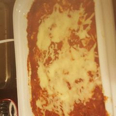 A picture of Beef and cheese manicotti.