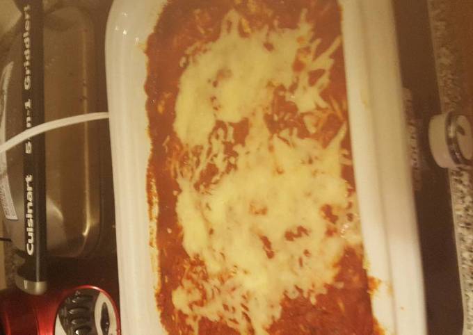 Easiest Way to Prepare Speedy Beef and cheese manicotti