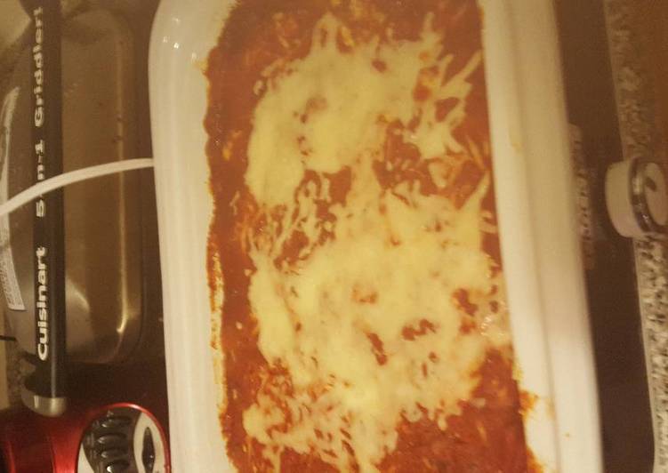 Simple Way to Make Perfect Beef and cheese manicotti