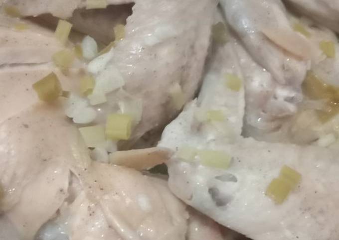 Resep Steam Ayam BaJa (Bawang-Jahe) yang Lezat