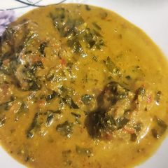 A picture of Most delicious groundnut soup recipe.