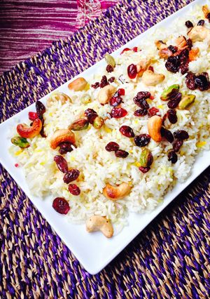 A picture of Saffron Rice Pilaf.