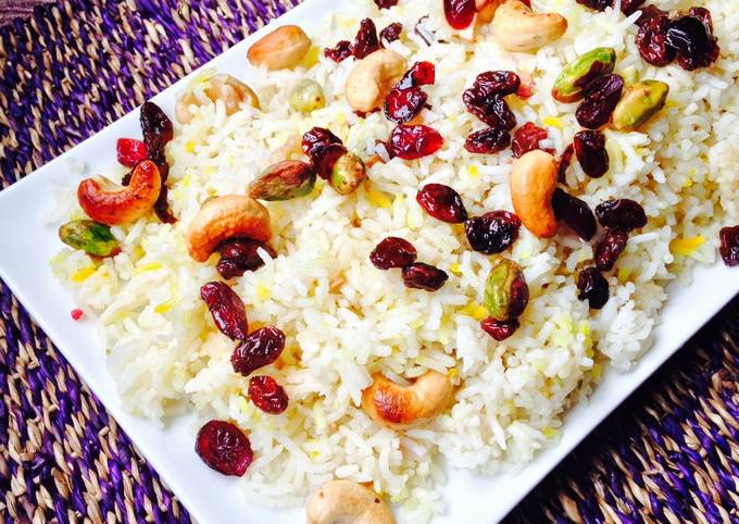 Easiest Way to Prepare Homemade Saffron Rice Pilaf
