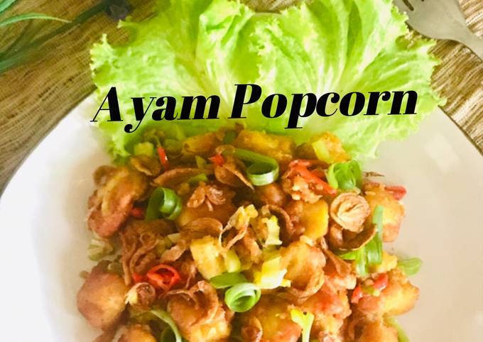 Ayam Popcorn Goreng Bawang