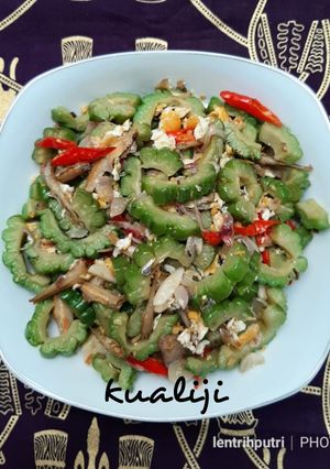 Foto resep Tumis Pare Teri dan Telur