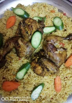 صورة لوصفة مندي دجاج بالفرن