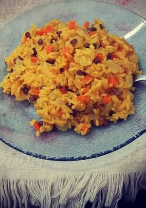 Una foto de Arroz con verduras