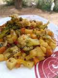 Mix vegetables potato soup