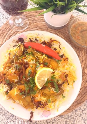 صورة لوصفة البرياني السريع 🍗🍚