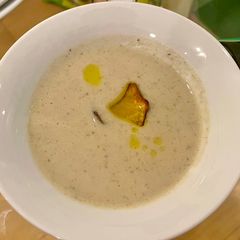 A picture of Jerusalem artichoke pottage.