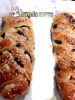 Foto resep Roti pastry isi daging jamur