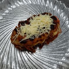 A picture of Pizza Hasselbeck potatoes.