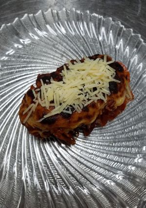 A picture of Pizza Hasselbeck potatoes.