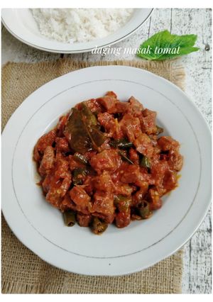 Foto resep Daging Masak 🍅 Tomat