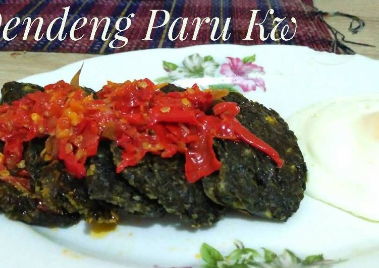 Dendeng Kw (Dari daun singkong)