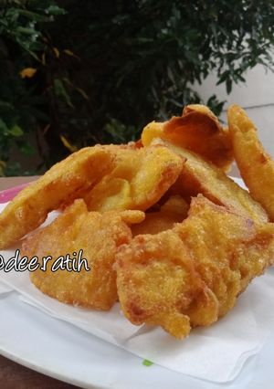 Foto resep Camilan labu kuning goreng