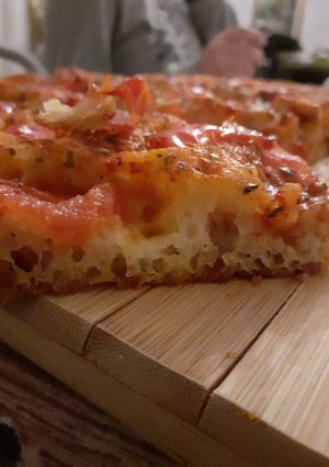 Foto di Focaccia con impasto ad alta idratazione