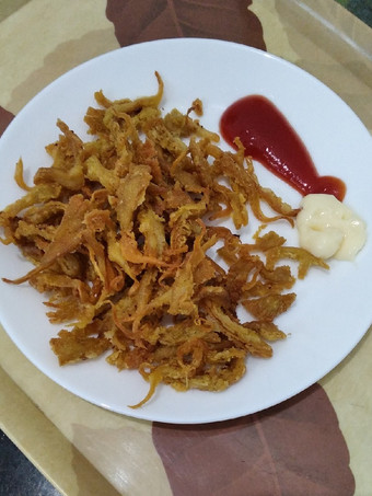 Resep Jamur tiram crispy 2 bahan yang Menggugah Selera