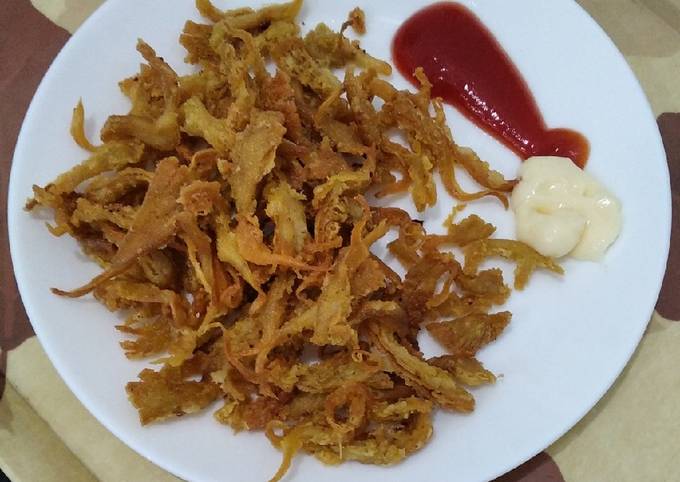 Jamur tiram crispy 2 bahan