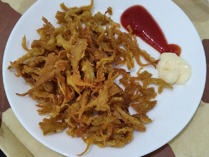 Resep Jamur tiram crispy 2 bahan yang Menggugah Selera