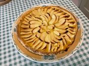 Une photo de tarte aux pommes