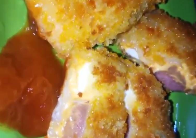 Risoles sosis telur