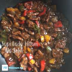 A picture of Sapi lada hitam.