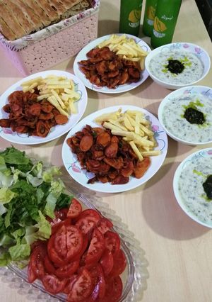 عکسی از دستور افطاری ناپرهیزی