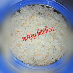 Coconut rice with vegt A picture of Coconut rice with vegt.
