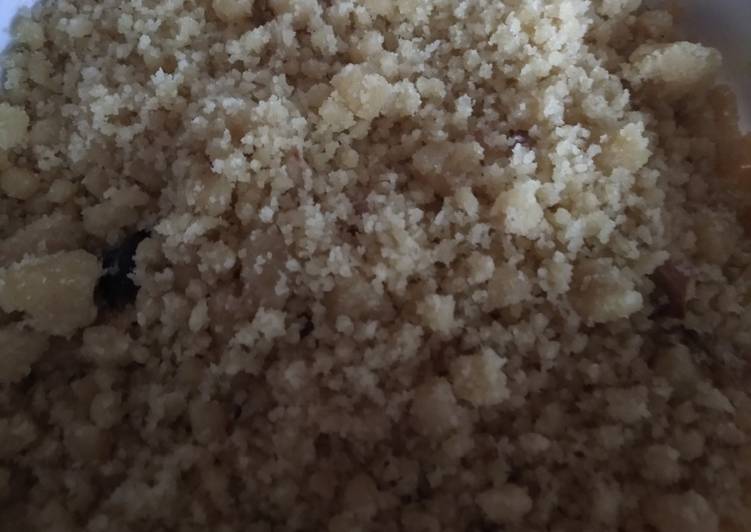 Migas al microondas