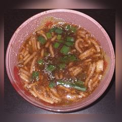 A picture of Manchow soup.