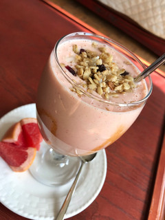 A picture of Grapefruit 🍊 smoothie.