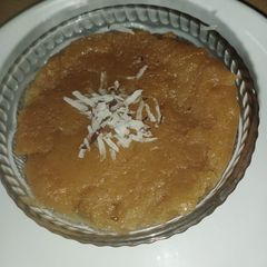 A picture of Atte ka halwa.