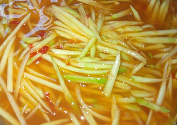 Resep Rujak Mangga Serut Oleh Dyah Wiriastuti Cookpad