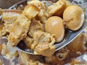 A picture of braising pork belly
