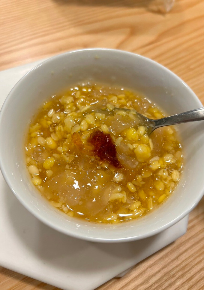 超簡易夏日甜品綠豆蒜【無勾芡】 的食譜成品照片