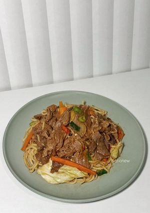 Foto resep Beef yakisoba
