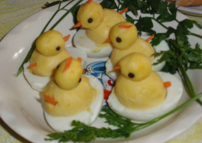 Закуска "Курчата" на Великдень